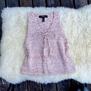 4 FOR $25 - NWOT Knit Ribbed Tie Up Tank Top